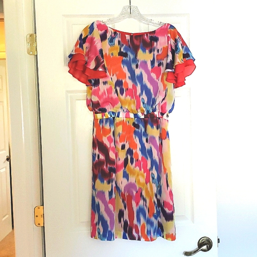 Multi color dress 👗, size 4